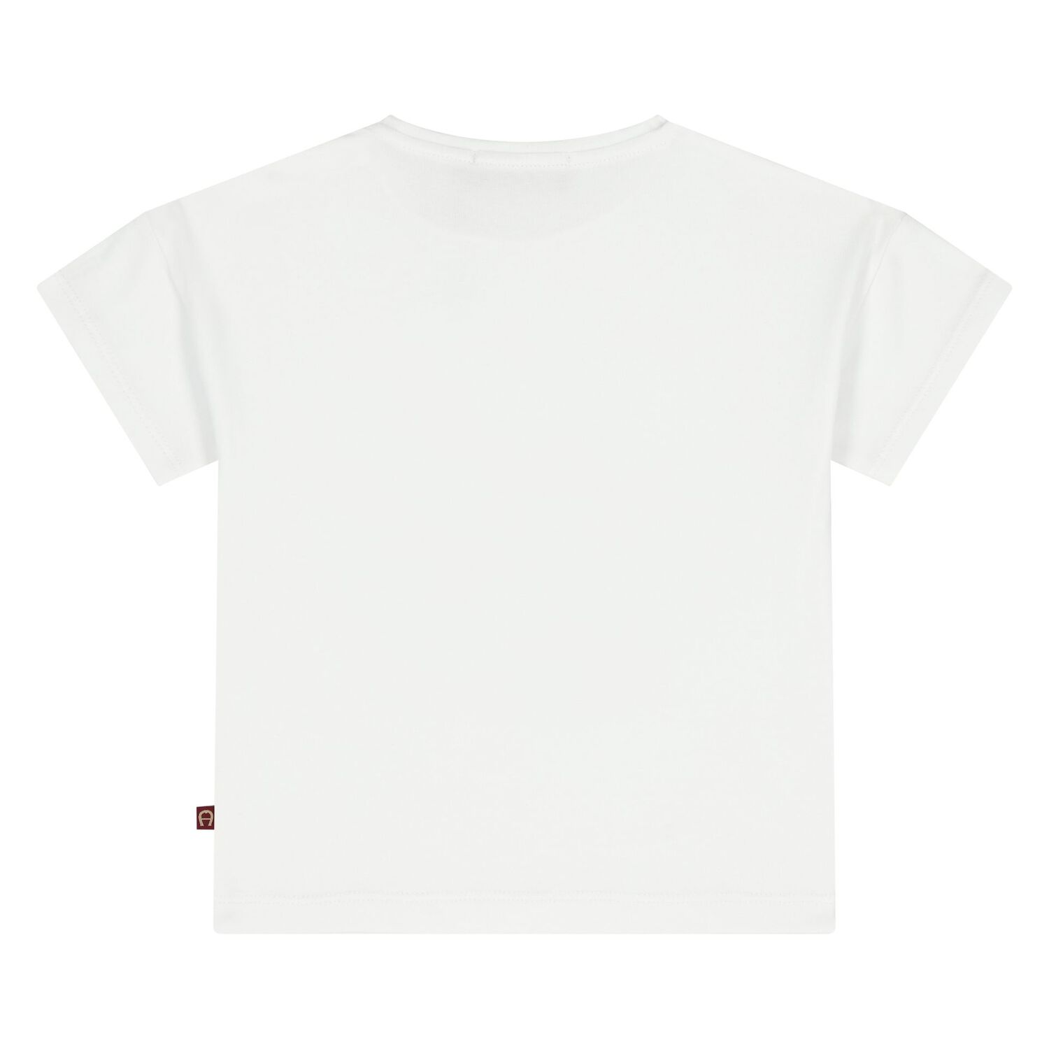 Younger Girls White Logo T-Shirt, 1, hi-res