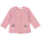 Baby Girls Pink & White 3 Piece Tracksuit, 1, hi-res