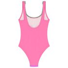 Girls Multi-Coloured Embroidered Swimsuit, 1, hi-res