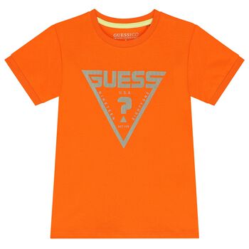 Bright Orange Logo T-Shirt