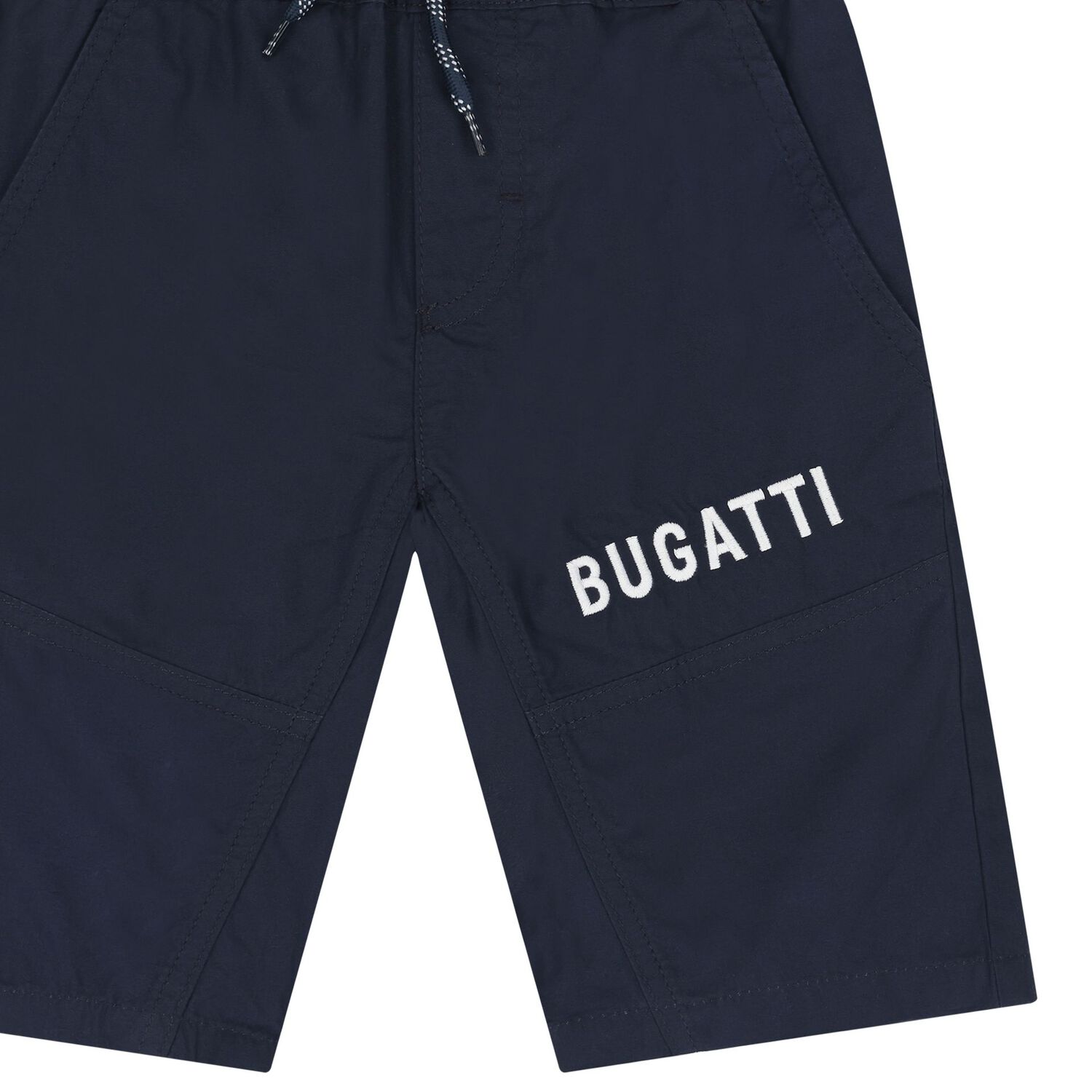 Boys Navy Blue Logo Shorts, 1, hi-res image number null