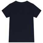 Boys Navy Blue Logo T-Shirt, 3, hi-res