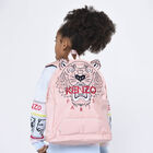 Girls Pink Tiger Logo Backpack 37CM, 1, hi-res