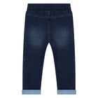 Younger Girls Pink & Blue Logo Trousers Set, 1, hi-res