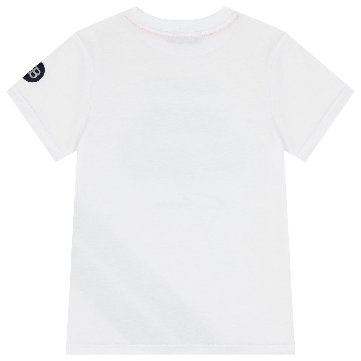 Boys White Logo T-Shirt, 1, hi-res