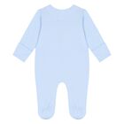 Baby Boys Blue & White Babygrow Gift Set (3 Piece), 4, hi-res