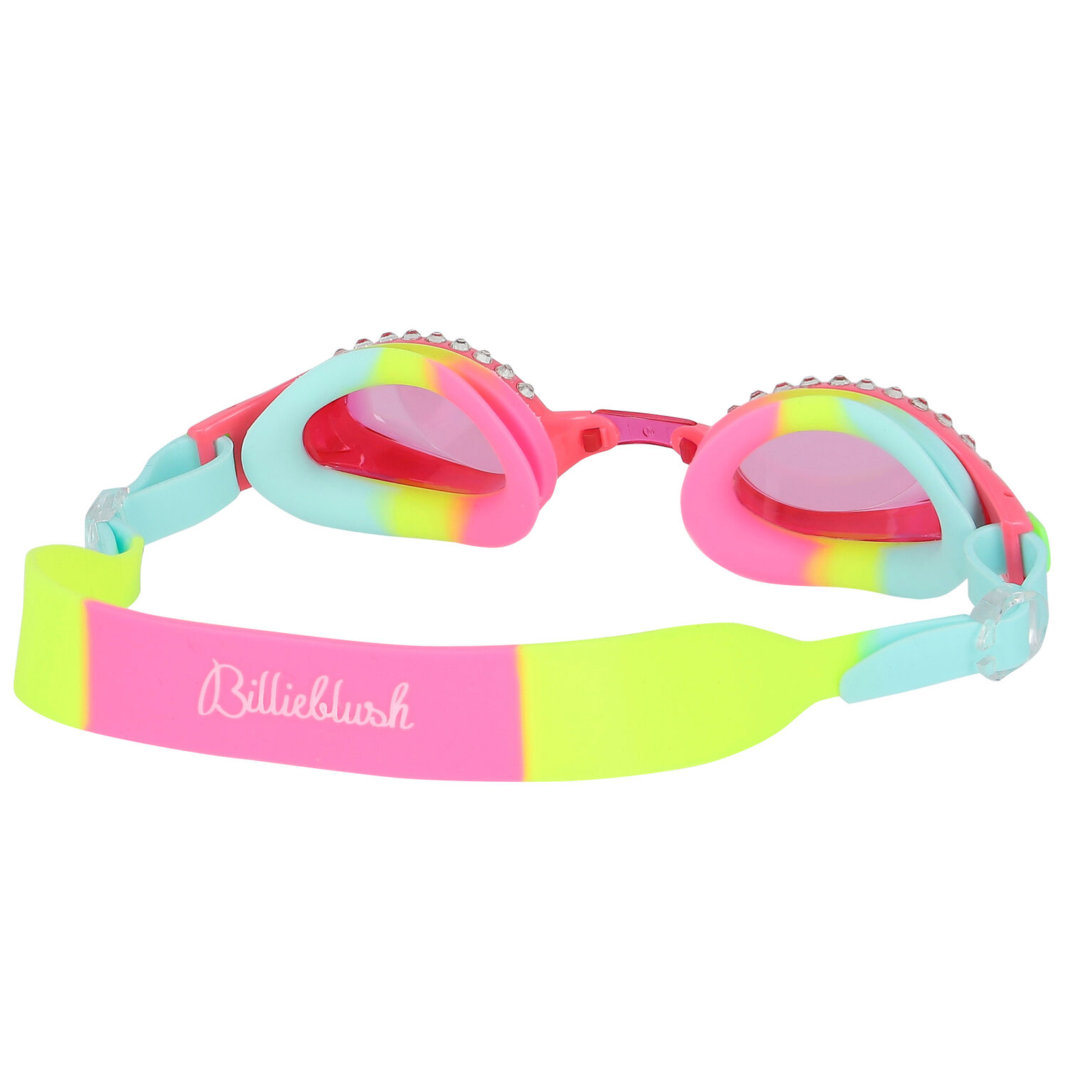 Girls Pink Swimming Goggles, 1, hi-res