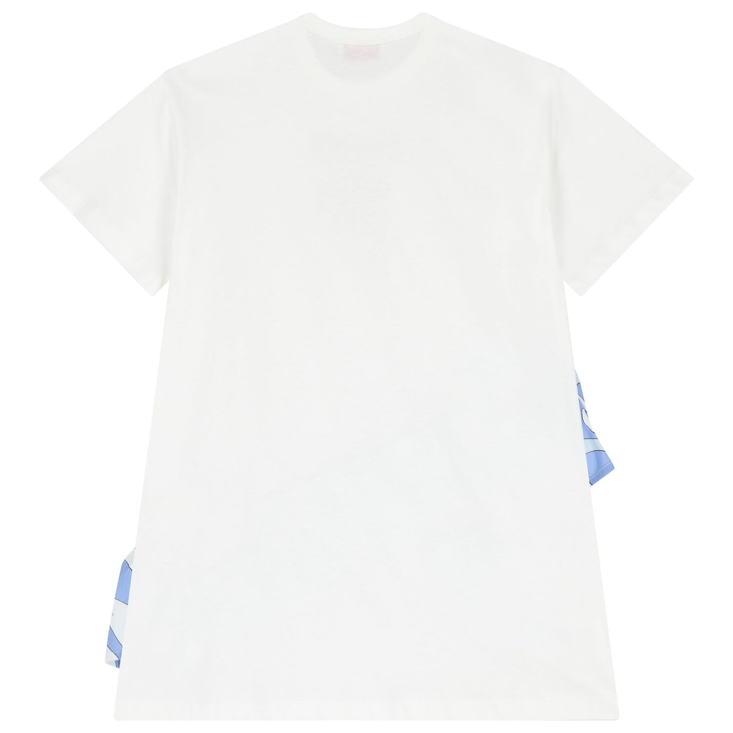 Girls White & Blue Leocorno Dress, 1, hi-res image number null