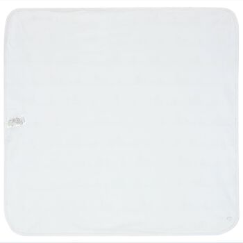 Baby Boys White Animals Blanket