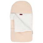 Baby Girls Pink & Beige Teddy Bear Logo Nest, 3, hi-res