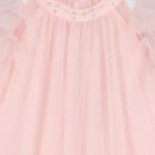 Girls Pink Embellished Tulle Dress, 1, hi-res