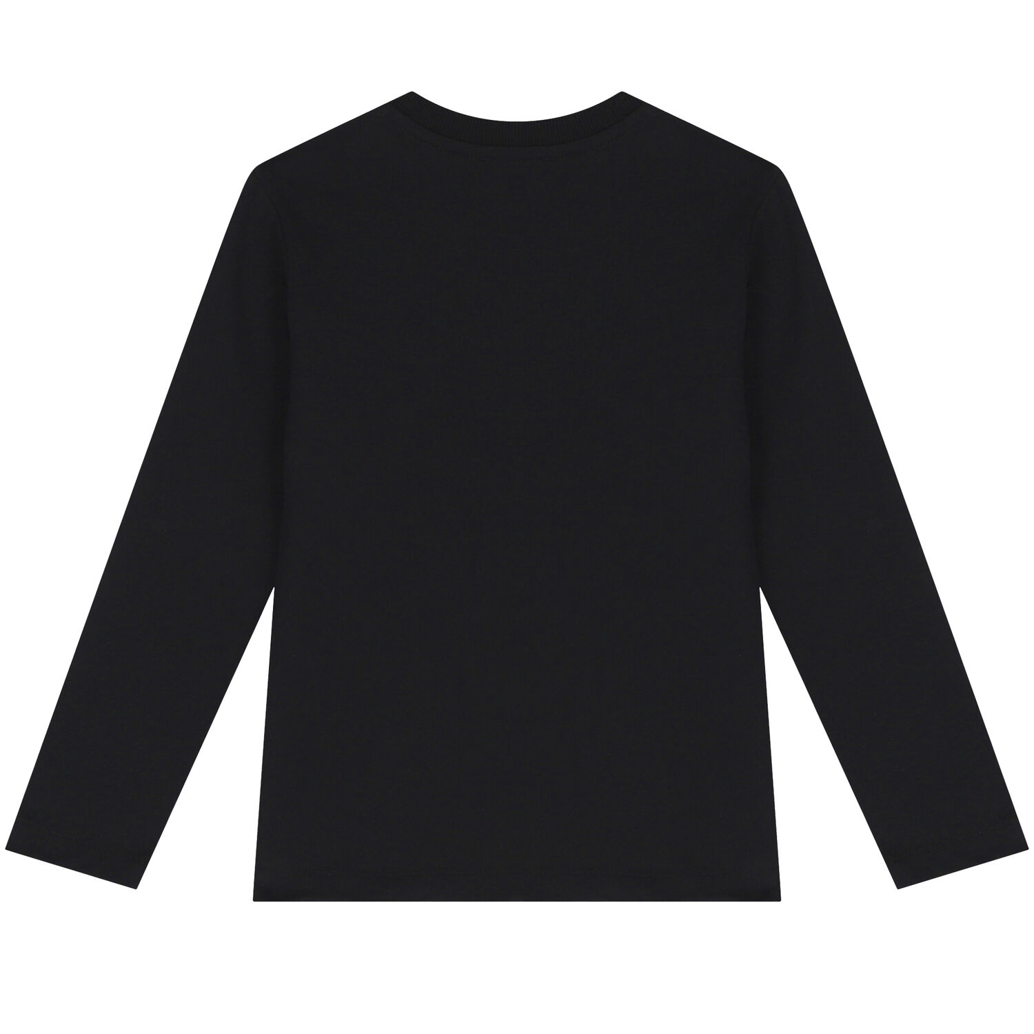 Black Teddy Bear Logo Long Sleeve Top, 2, hi-res image number null