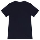 Boys Navy Logo T-Shirt, 2, hi-res