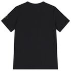 Boys Black & White Logo T-Shirt, 1, hi-res