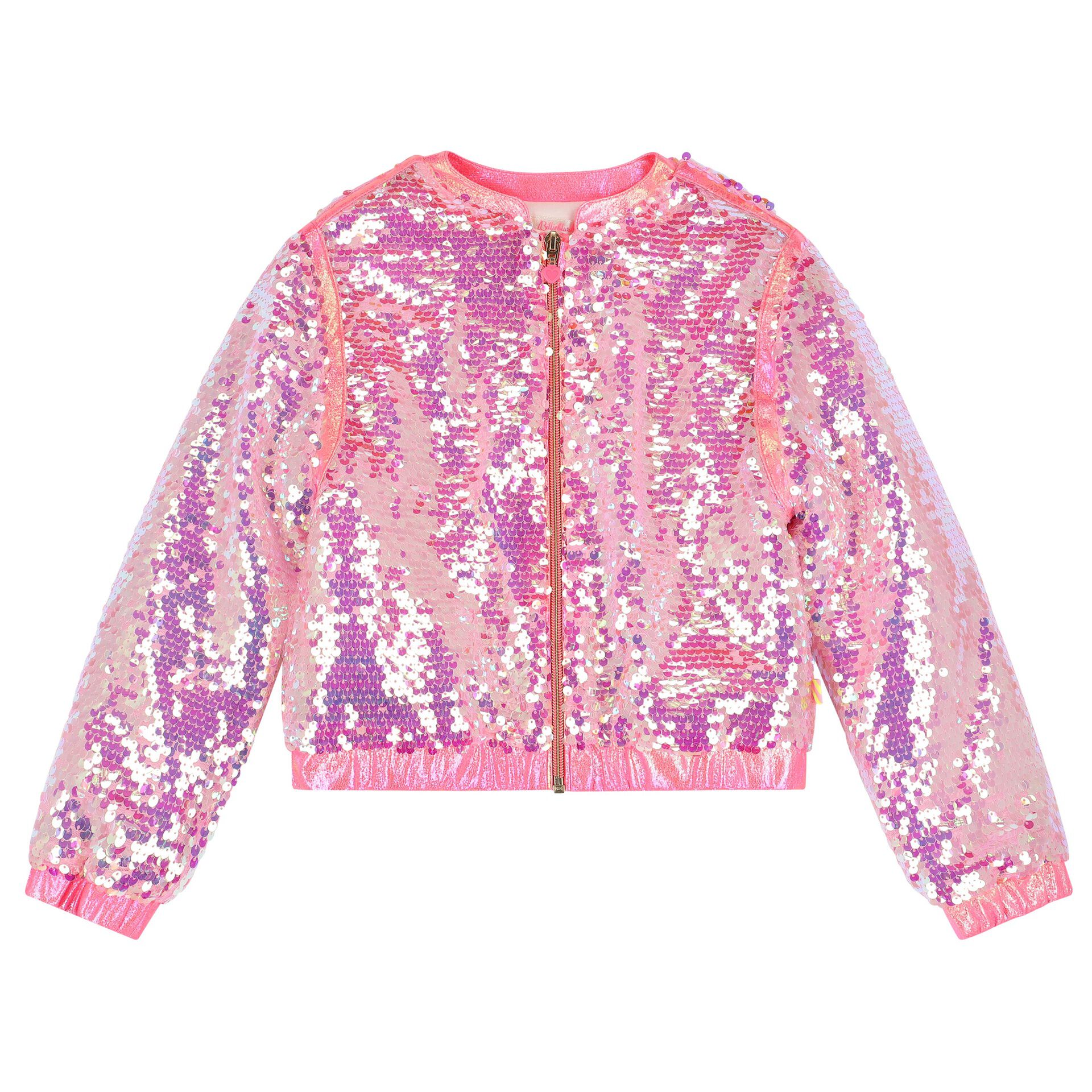 Pink sequin coat outlet