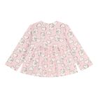 Baby Girls White & Pink Tracksuit Set ( 3 Piece ), 1, hi-res