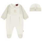 Ivory Logo Babygrow Gift Set , 1, hi-res