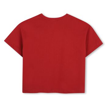 Girls Red Logo T-Shirt