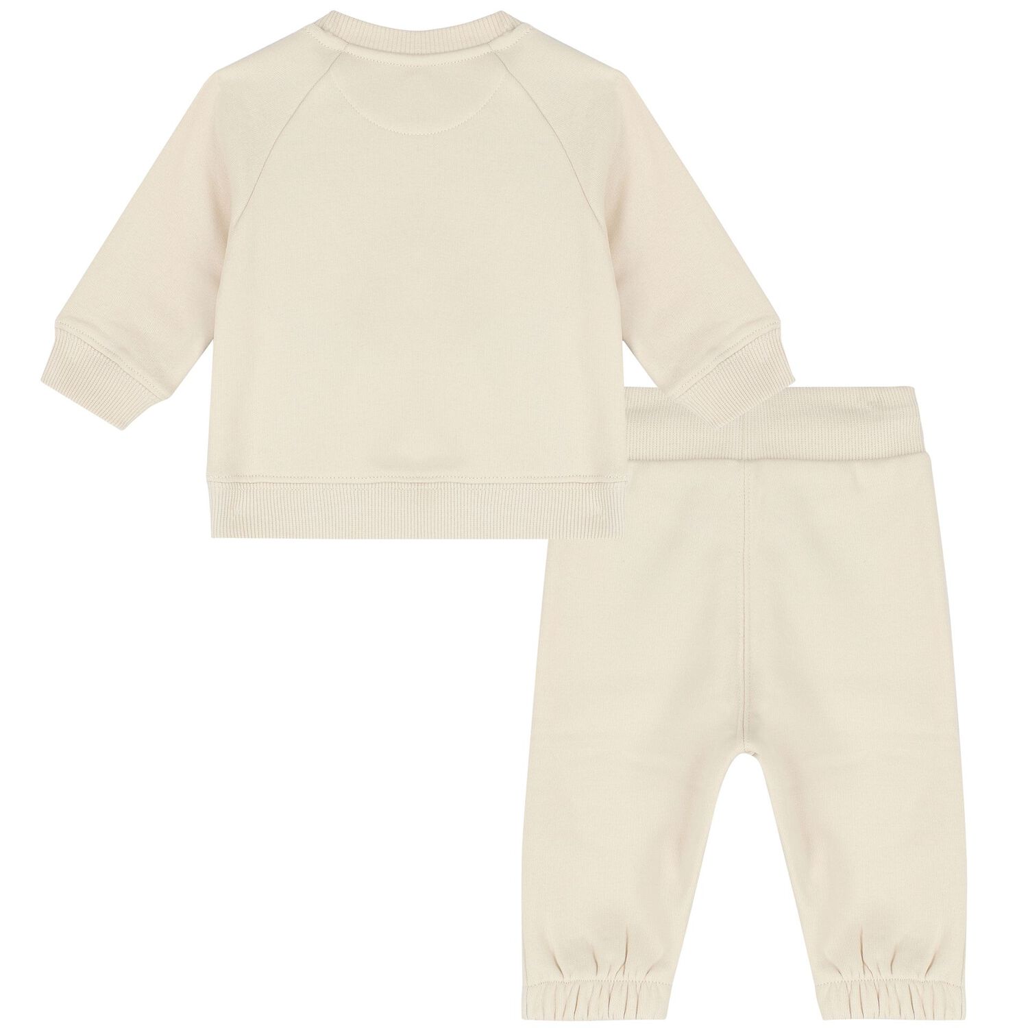Beige Logo Tracksuit, 2, hi-res