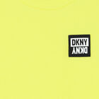 Girls Yellow Logo Dress, 1, hi-res