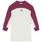 Girls Purple & Ivory Dress, 1, hi-res