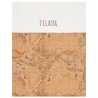 Ivory & Beige Geo Map Baby Blanket, 1, hi-res