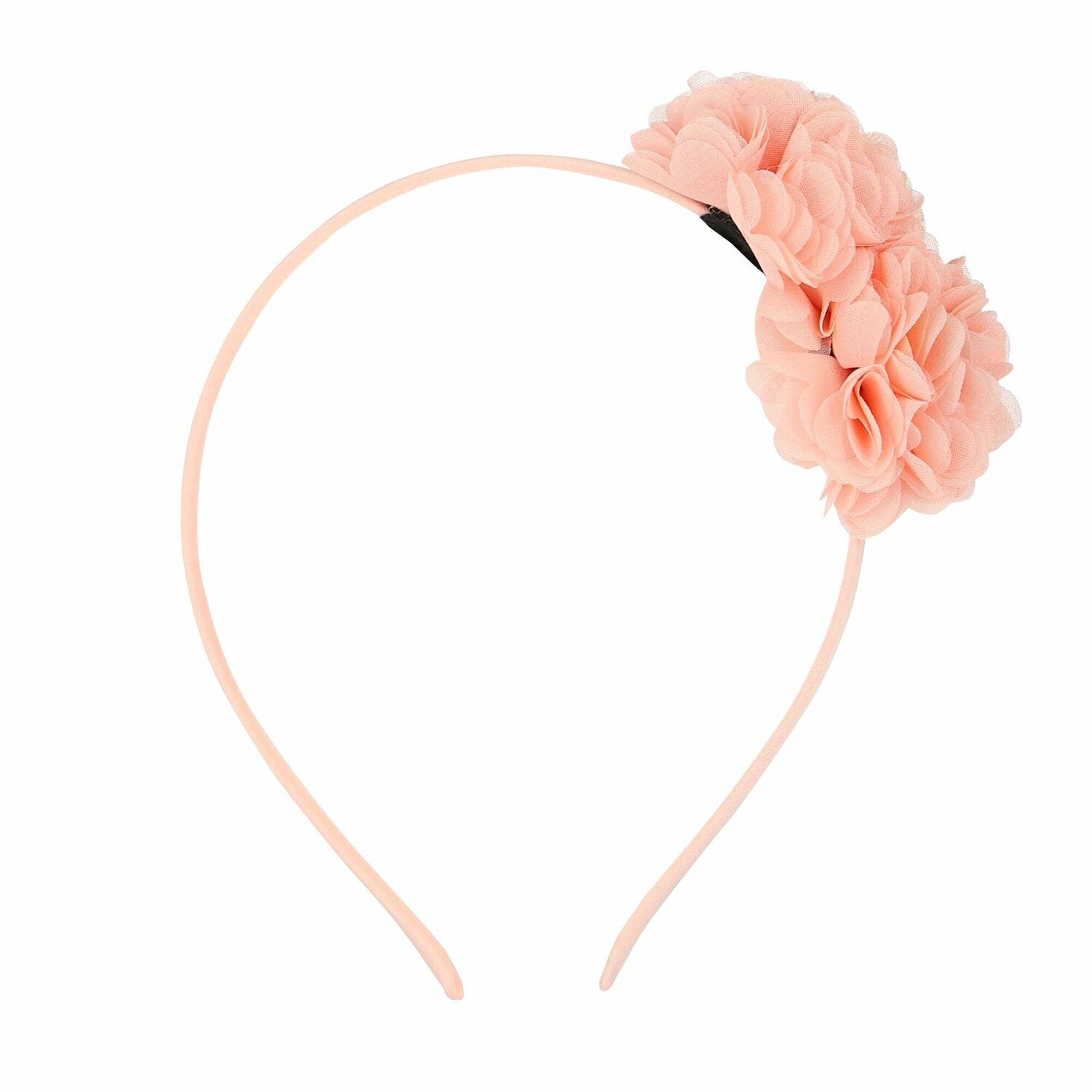 Girls Pink Flower Headband, 1, hi-res