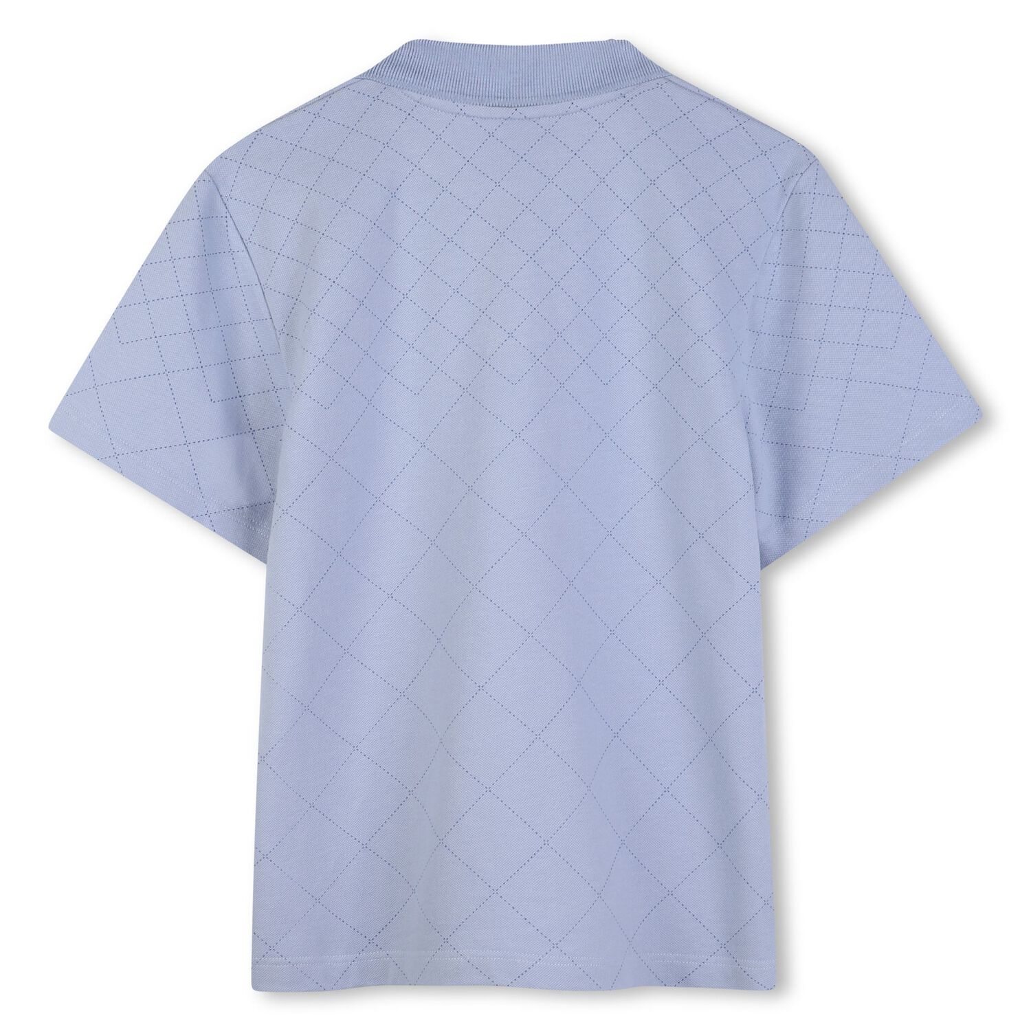 Boys Blue Logo Polo Shirt, 1, hi-res