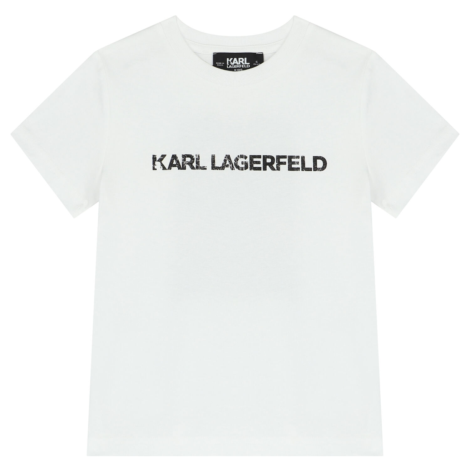 Boys White Logo T-Shirt, 1, hi-res