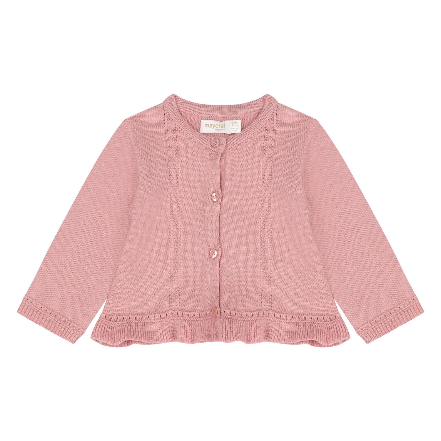 Baby Girls Pink & Ivory Piece Skirt Set, 1, hi-res