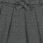 Girls Black & White Jacquard Skirt, 1, hi-res