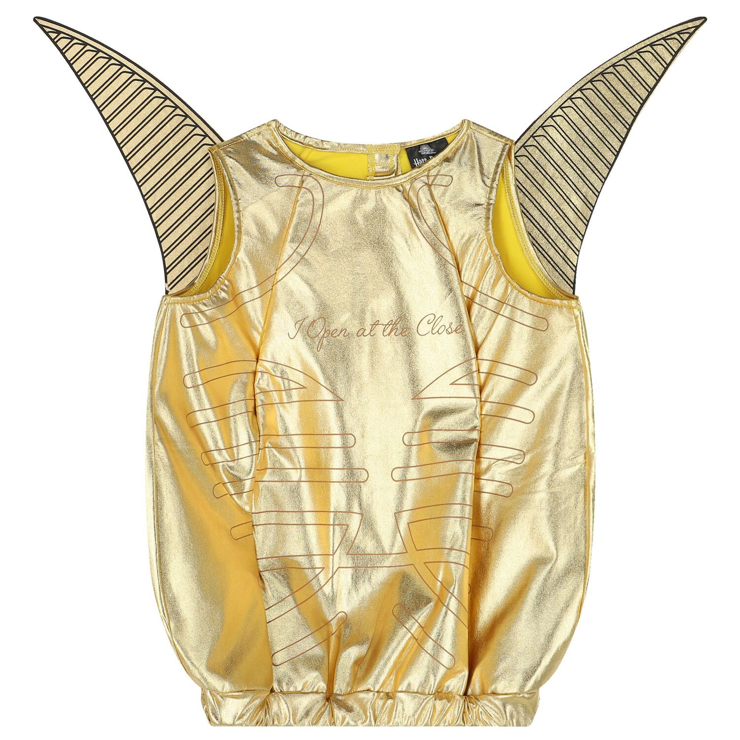 Girls Golden Snitch Costume, 1, hi-res image number null