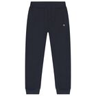 Boys Navy Logo Joggers, 1, hi-res