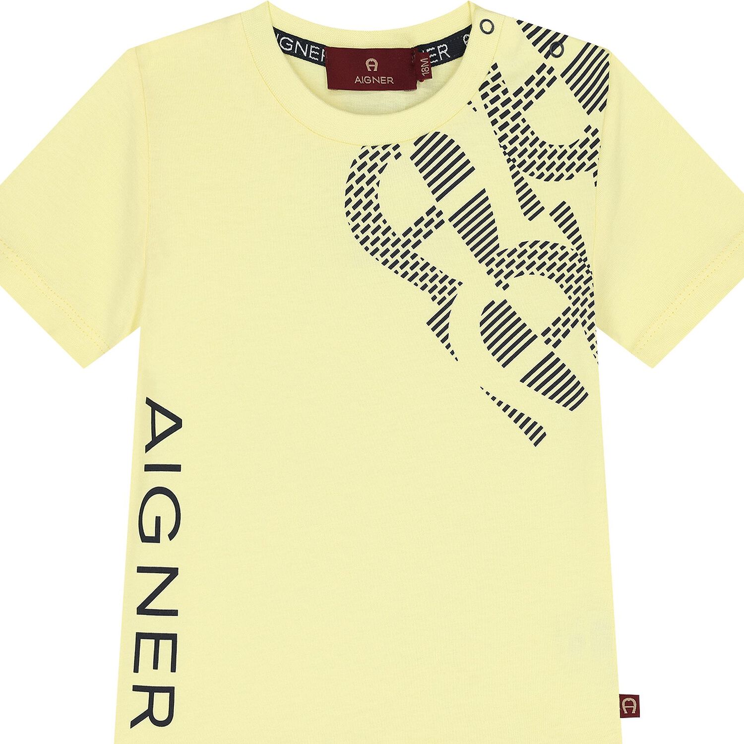 Younger Boys Yellow Logo T-Shirt, 2, hi-res image number null