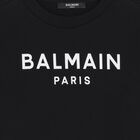 Black Logo Sweatshirt, 1, hi-res