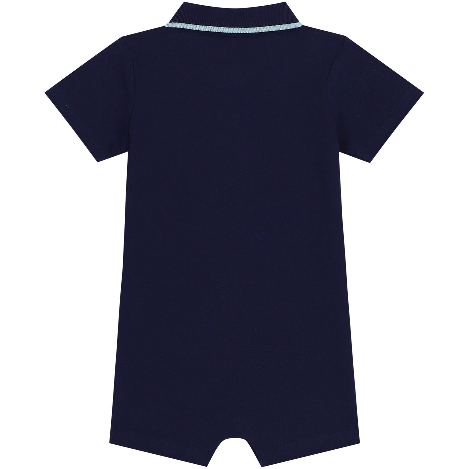 Baby Boys Navy Blue Tiger Romper, 1, hi-res