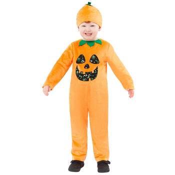 Orange Pumpkin Halloween Costume