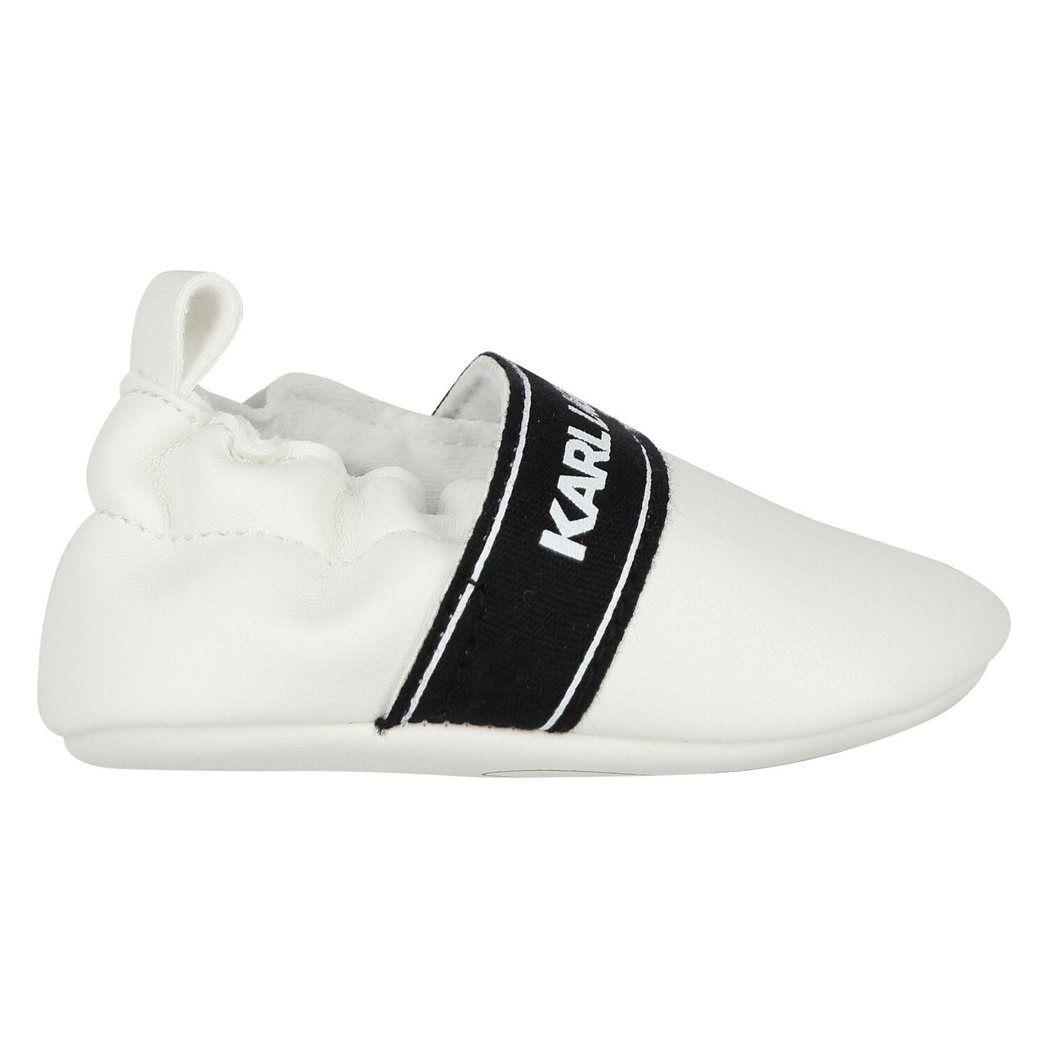 White Logo Baby Pre Walker Shoes, 1, hi-res image number null