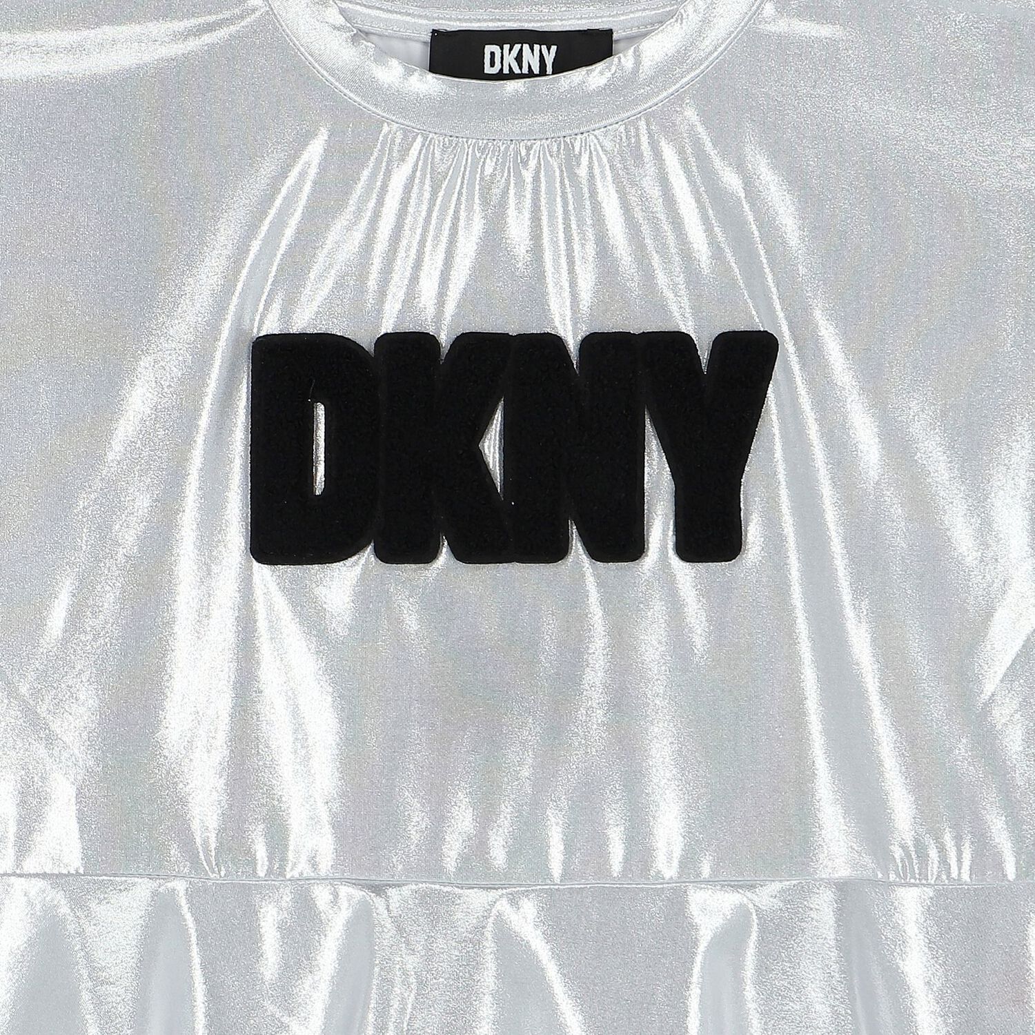 Girls Silver Logo T-Shirt, 1, hi-res