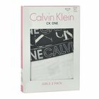 Girls White & Black Bikini Brief (2 Pack), 1, hi-res