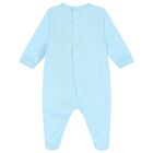 Baby Boys Blue Teddy Bear Logo Babygrow Gift Set, 1, hi-res
