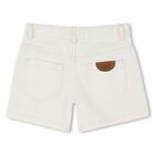 Girls Ivory Shorts, 1, hi-res