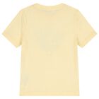 Boys Yellow & Grey Logo Shorts, 1, hi-res