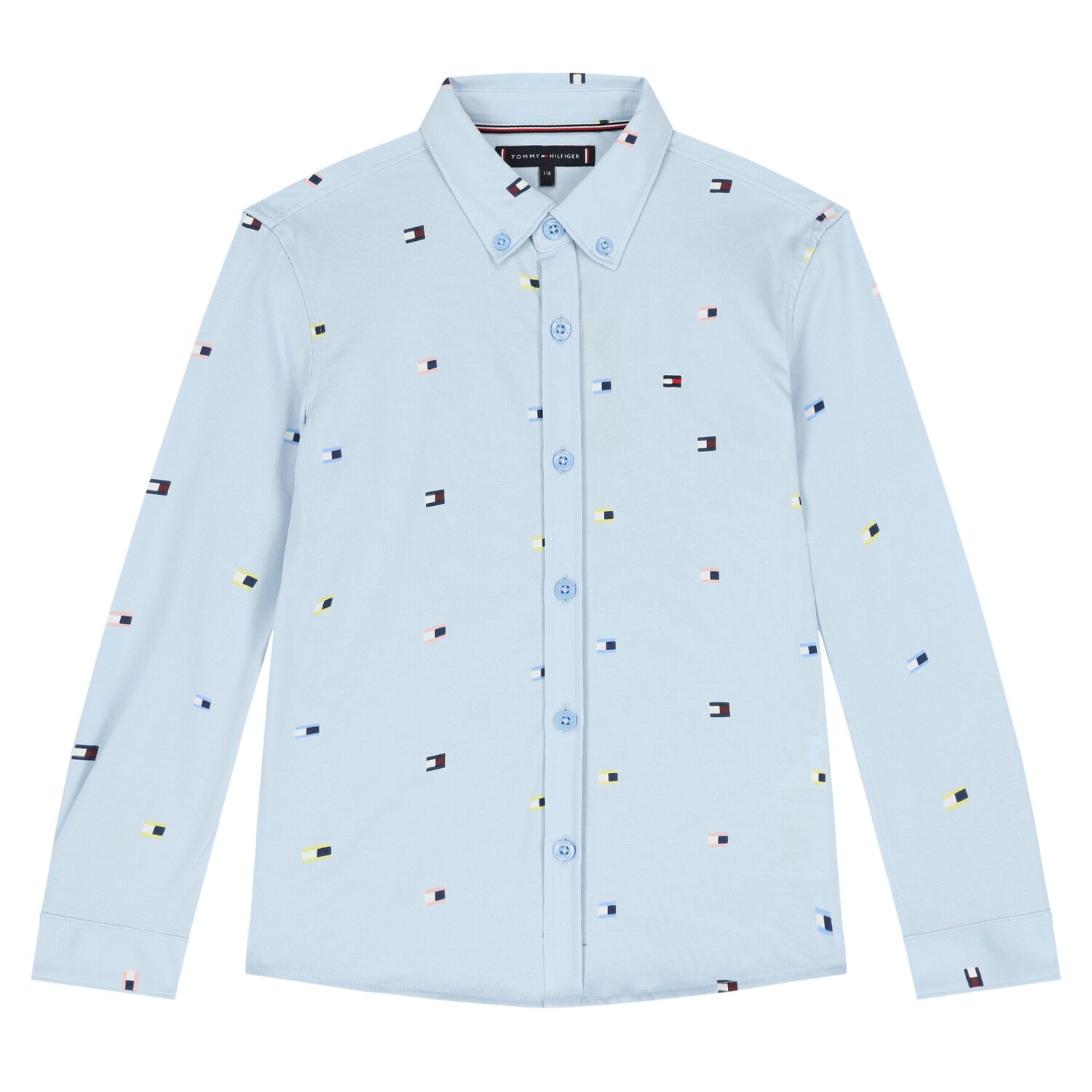 Boys Blue Logo Shirt, 1, hi-res image number null