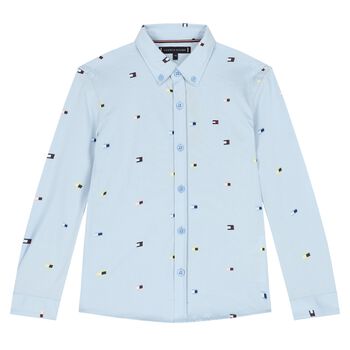 Boys Blue Logo Shirt