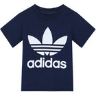 Navy Logo Shorts Set, 1, hi-res