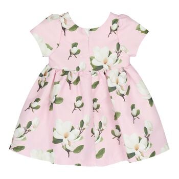Baby Pink Green Magnolia Dress