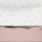 Baby Girls Ivory & Pink Logo Nest, 1, hi-res