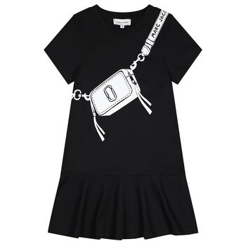 Girls Black Bag Dress