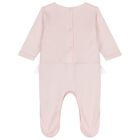 Baby Girls Pink Bunnies Babygrow, 1, hi-res